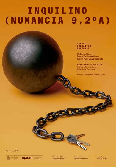 Inquilino (Numancia 9, 2ºA) → Teatro María Guerrero (Centro Dramático Nacional)