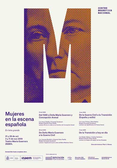 Mujeres en la escena española (En letra grande) → Teatro María Guerrero (Centro Dramático Nacional)