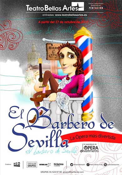 Ópera Divertimento: El barbero de Sevilla → Teatro Bellas Artes
