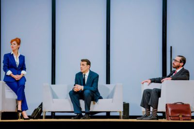 Imagen del espectáculo teatral 'El método Grönholm' en el Teatro Alcázar