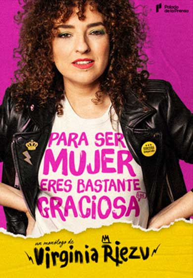Virginia Riezu: Para ser mujer eres bastante graciosa