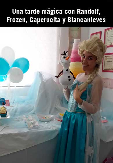 Una tarde mágica con Randolf, Frozen, Caperucita y Blancanieves → Teatro Lagrada