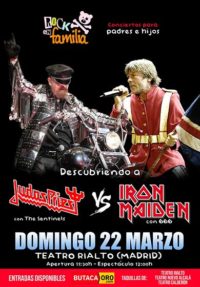 4X3 para ‘Rock en familia: descubriendo a Judas Priest vs. Iron Maiden’ en el Teatro Rialto