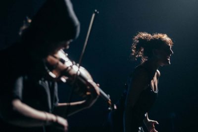 Imagen del espectáculo teatral 'Germen' en la Nave 73
