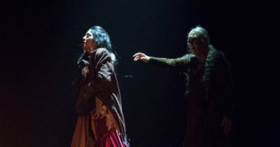 Imagen del espectáculo teatral 'Amores flamencos' en el Teatro La Latina
