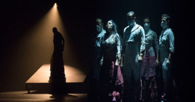 Imagen del espectáculo teatral 'Amores flamencos' en el Teatro La Latina