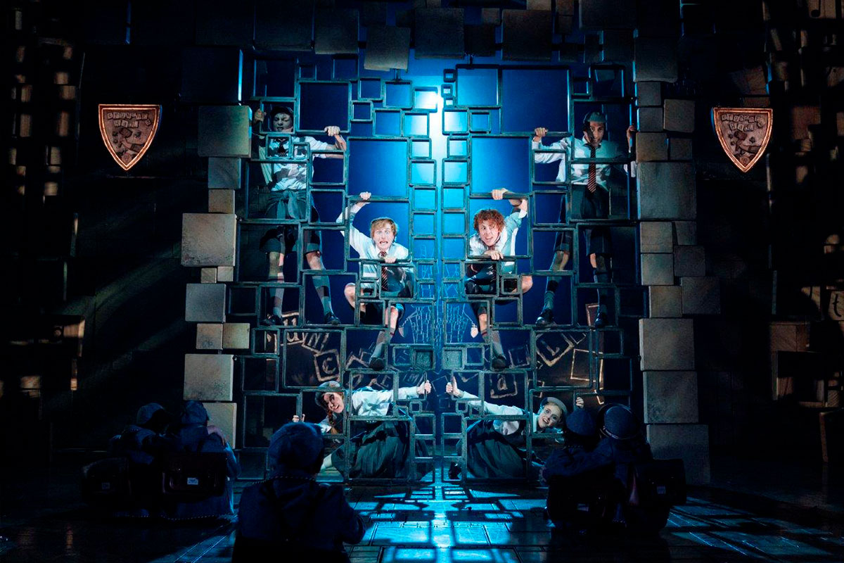 Imagen de Matilda el musical, en el Teatro Rialto