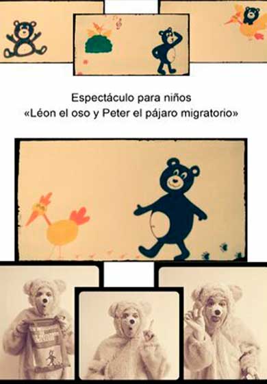 León el oso y Peter el pájaro migratorio