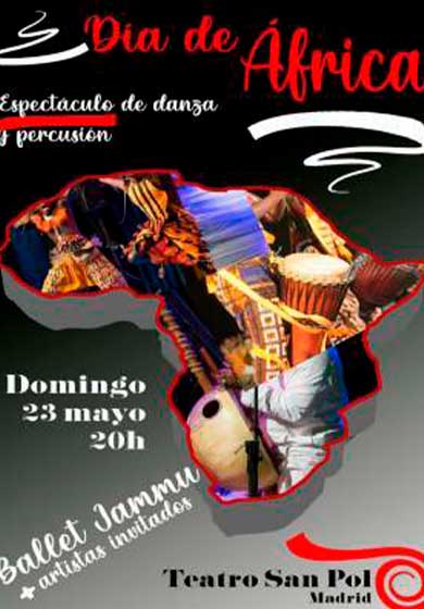 Día de África, espectáculo de danza y percursión