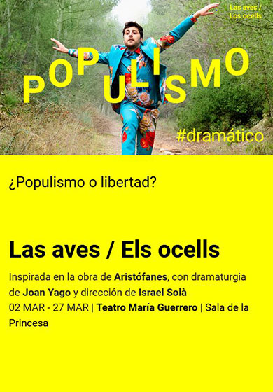 Las aves / Els ocells → Teatro María Guerrero (Centro Dramático Nacional)