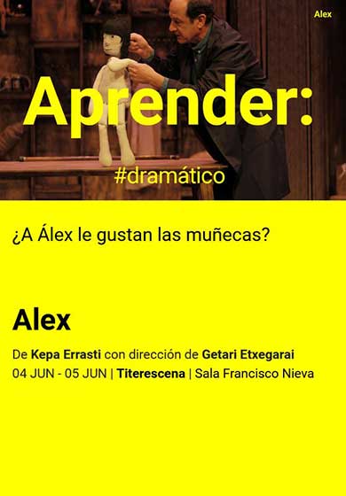 Titerescena: Alex → Teatro Valle-Inclán (Centro Dramático Nacional)