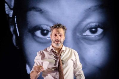 Imagen de La última noche del mundo de Laurent Gaudé y Fabrice Murgia en el Teatro María Guerrero