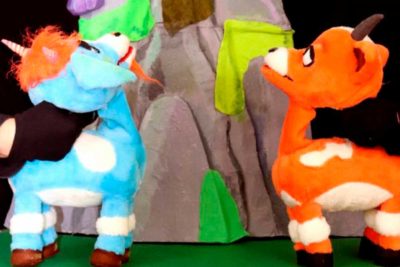 Imagen de 'Catarina, la cabra cantarina' de Zaguán Teatro en Teatro Circo Price