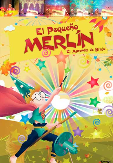 El pequeño Merlín, el aprendiz de Brujo
