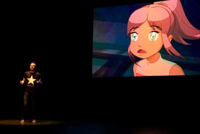 Imagen 1 de Comecocos, ovnis y David Bowie, de David Navarro, en el Teatro Calderón