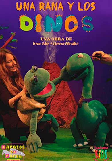 Una rana y los dinos