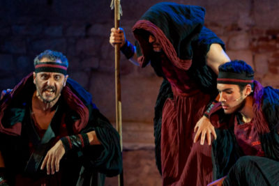 Imagen del espectáculo teatral 'Hipatia de Alejandría' en el Teatro Reina Victoria