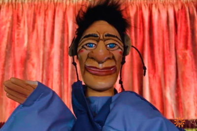 Imagen del espectáculo teatral 'Los títeres de Caperucita Roja' en el Teatro Lara