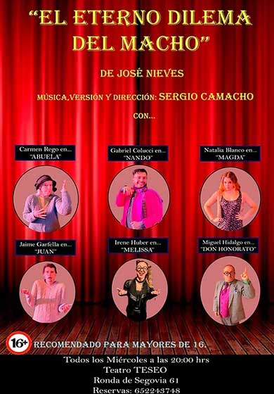 El Eterno Dilema del Macho → Teseo Teatro