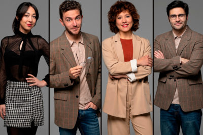 Imagen del espectáculo teatral 'un pequeño asesinato sin consecuencias' en el Teatro Lara