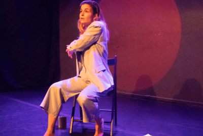 imagen de la obra 'Mi discurso de boda', protagonizada por Paula Martínez