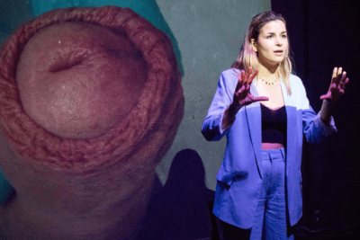 imagen de la obra 'Mi discurso de boda', protagonizada por Paula Martínez