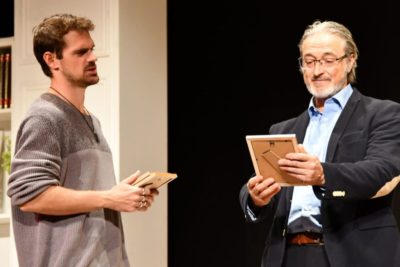 Imagen del espectáculo teatral 'La Saga' en el Teatro Lara