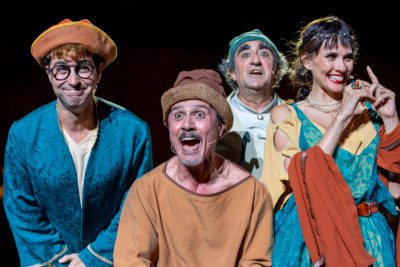 Imagen del espectáculo teatral 'Miles Gloriosus' con Carlos Sobera