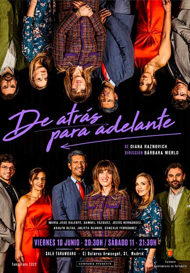 De atrás para delante