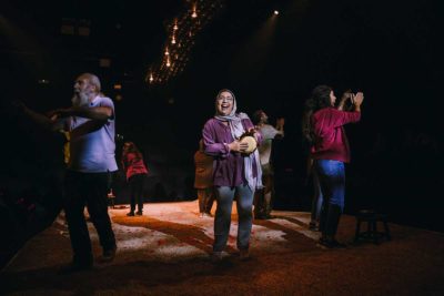 Imagen de 400 días sin luz en el Teatro Valle-Inclán