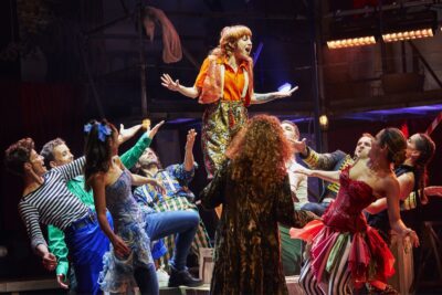 Imagen de 'Godspell' de Emilio Aragón y Antonio Banderas.