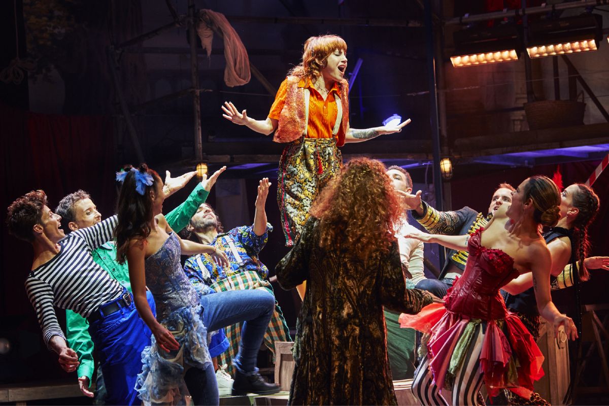 Imagen de 'Godspell' de Emilio Aragón y Antonio Banderas.