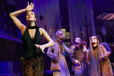 Imagen de 'Godspell' de Emilio Aragón y Antonio Banderas.