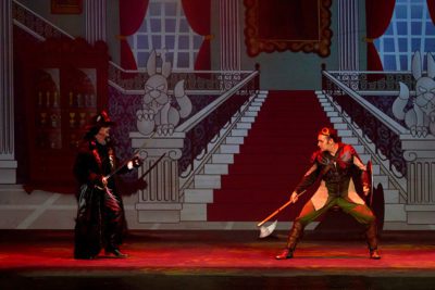 Imagen del espectáculo teatral 'Caperuza roja, un musical feroz'