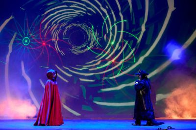 Imagen del espectáculo teatral 'Caperuza roja, un musical feroz'
