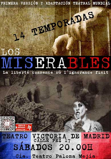 Paloma Mejía: Los Miserables → Teatro Victoria