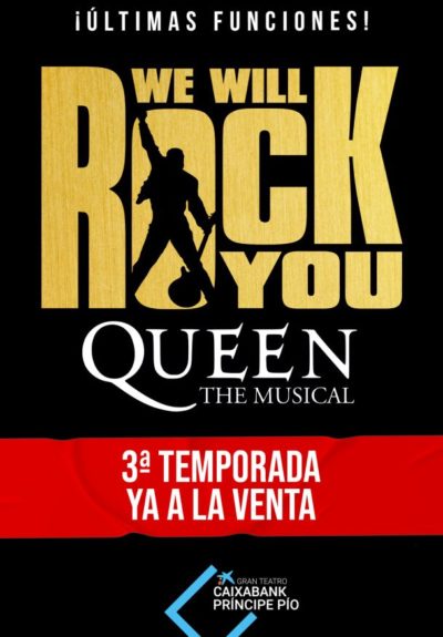 We will rock you, el musical → La Estación - Gran Teatro CaixaBank Príncipe Pío