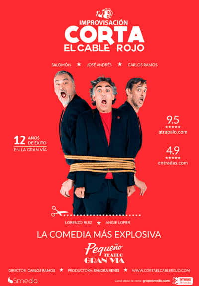 Corta el cable rojo → Pequeño Teatro Gran Vía
