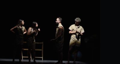 Imagen del espectáculo teatral 'Ha vuelto a amanecer' en el Teatro Lara
