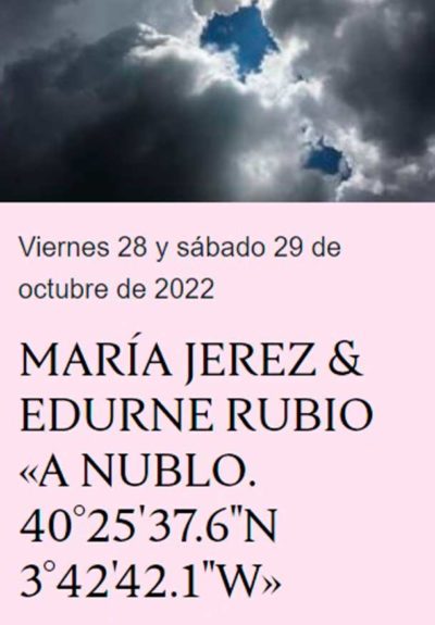 A nublo. 40°25'37.6"N 3°42'42.1"W → Teatro Condeduque