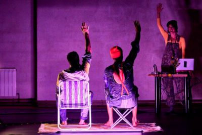 imagen del espectáculo teatral 'entrañas con patas' en nave 73