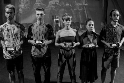 Imagen del espectáculo teatral 'Spoiler Alert' en Nave 73