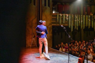 Imagen del espectáculo teatral de Jorge Bolaños e Himar Armas