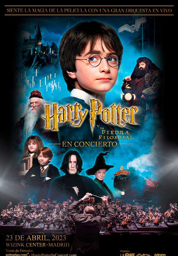 Artículos de primera necesidad adecuado objetivo Harry Potter y La Piedra Filosofal en Concierto - Palacio de Deportes  (Wizink Center) - Teatro Madrid