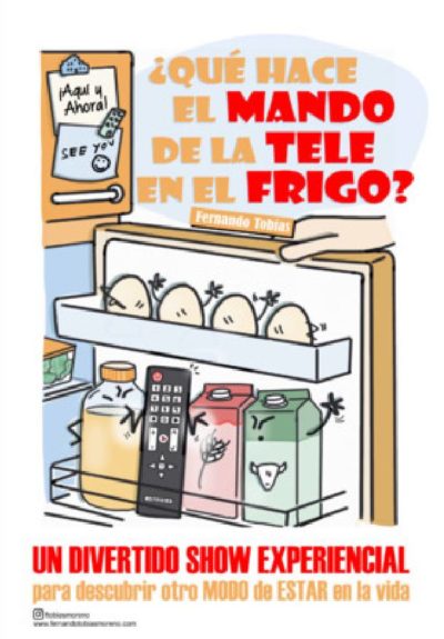 ¿Qué hace el mando de la tele en el frigo? → La Sala Teatro