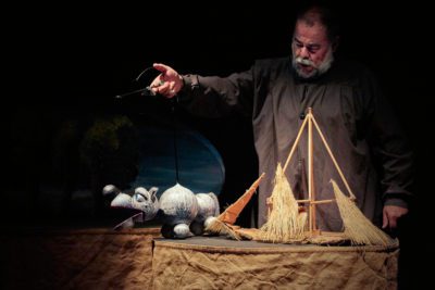 imagen de la obra 'Los tres cerditos', de Teatro Arbolé