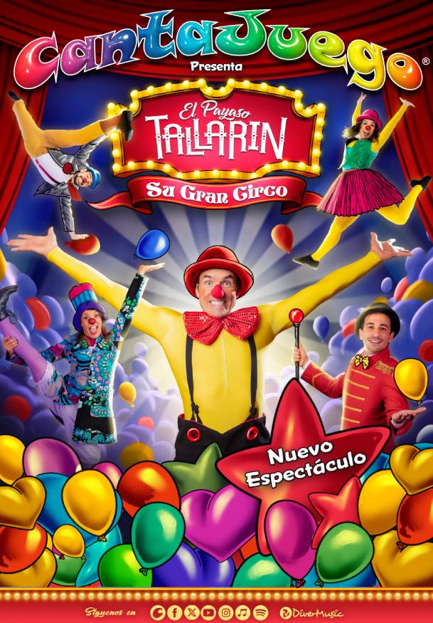 CantaJuego – El circo del Payaso Tallarín → Gran Teatro CaixaBank Príncipe Pío