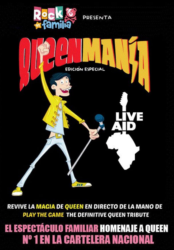 Rock en familia: Queenmanía 2. Especial LIVE AID - Teatro Madrid