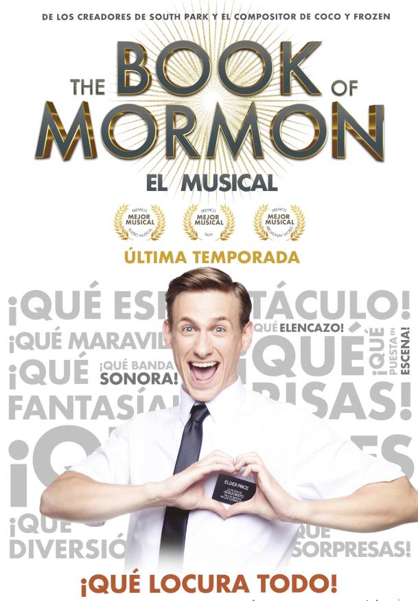 The Book of Mormon, el musical → Teatro Calderón