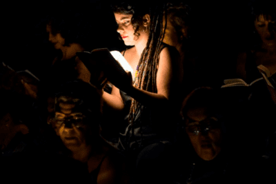 Imagen del espectáculo teatral 'Malas' en el Teatro del Barrio